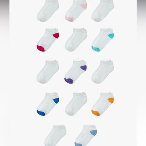 NWT Amazon Essentials Kid MULTI COLOR Low Cut Socks